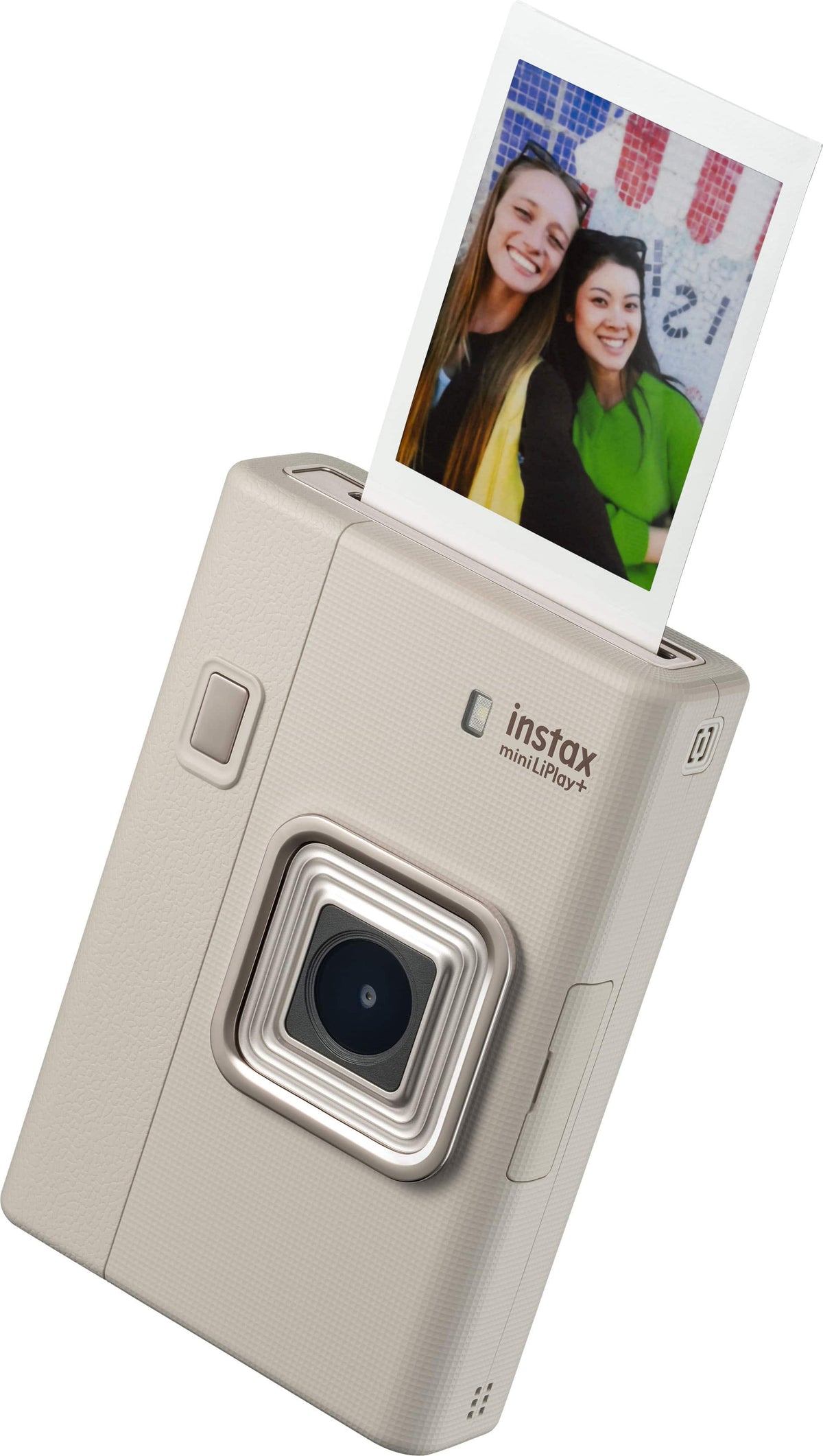 Fujifilm - instax mini LiPlay+ Instant Camera - Sand Beige