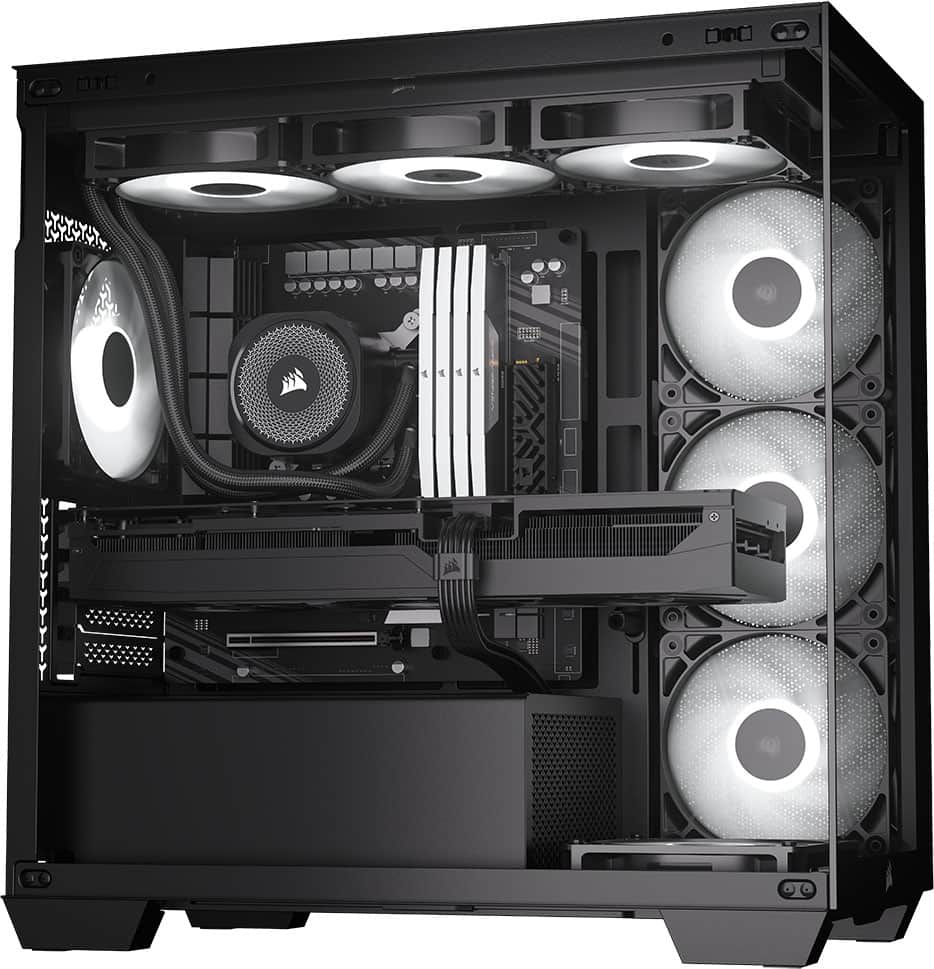 CORSAIR - RM1000e ATX 3.1 Low-Noise ATX Power Supply with ThermalProtect 12V-2x6 Cable - Black