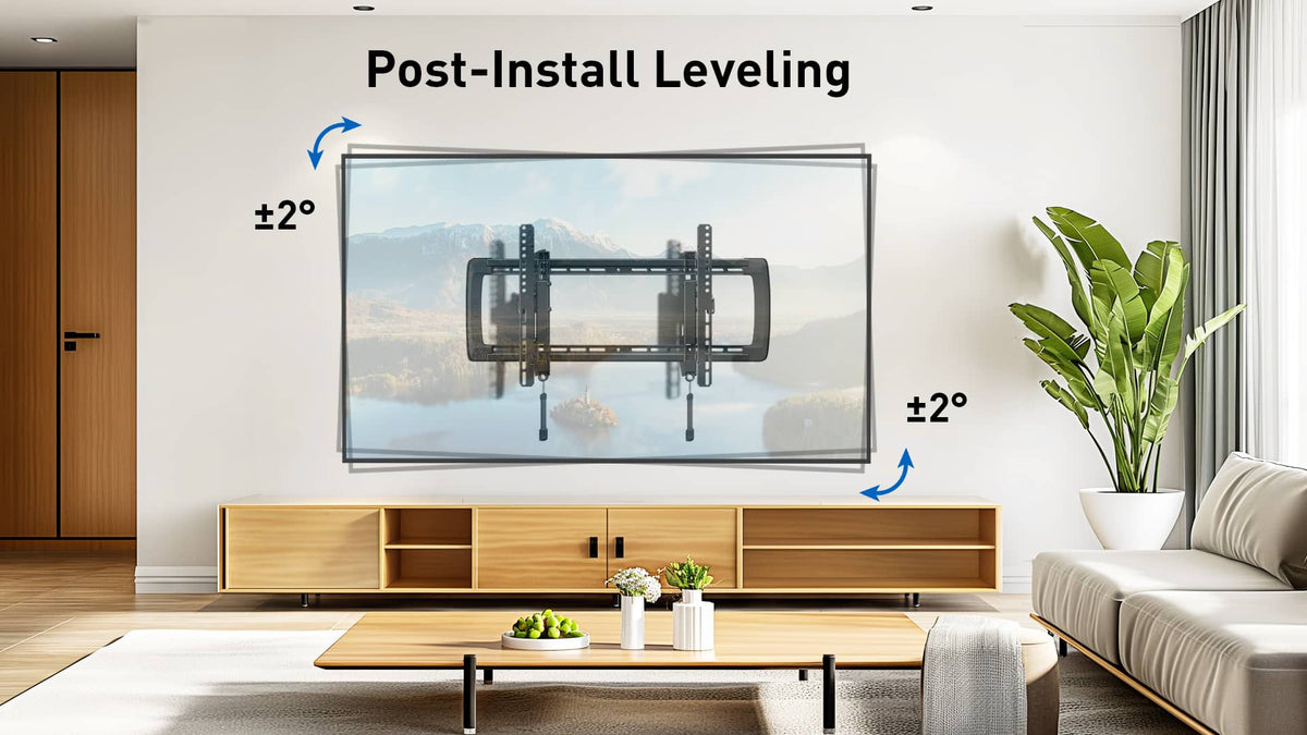ErgoAV - 42″-98″ Extend & Tilt TV Mount - Black