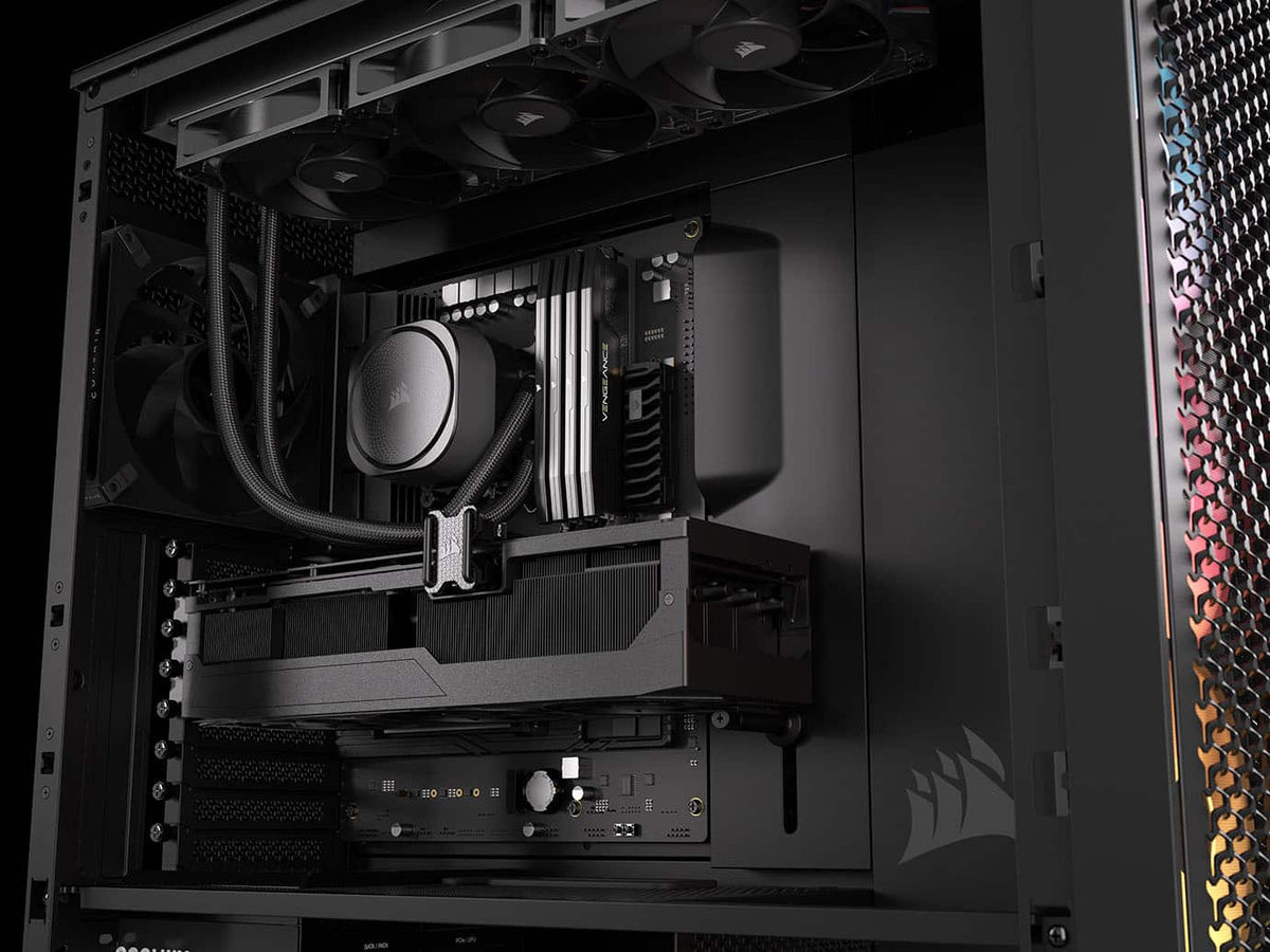 CORSAIR - 5000D RS ARGB Mid-Tower Modular PC Case - Black