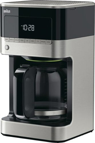 Braun - BrewSense 12-Cup Coffee Maker - Black/Stainless Steel