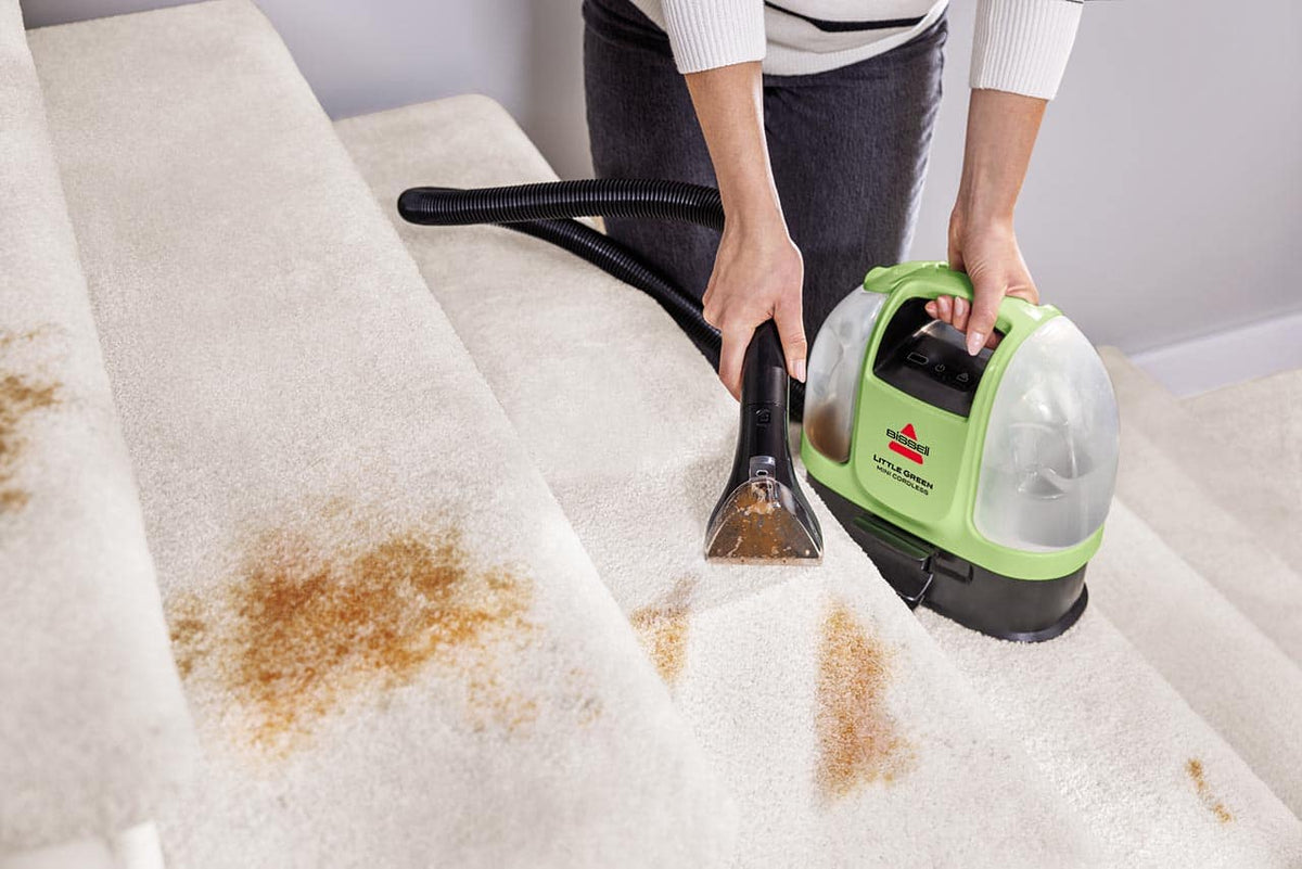 BISSELL - Little Green Mini Cordless Carpet Cleaner - Tea