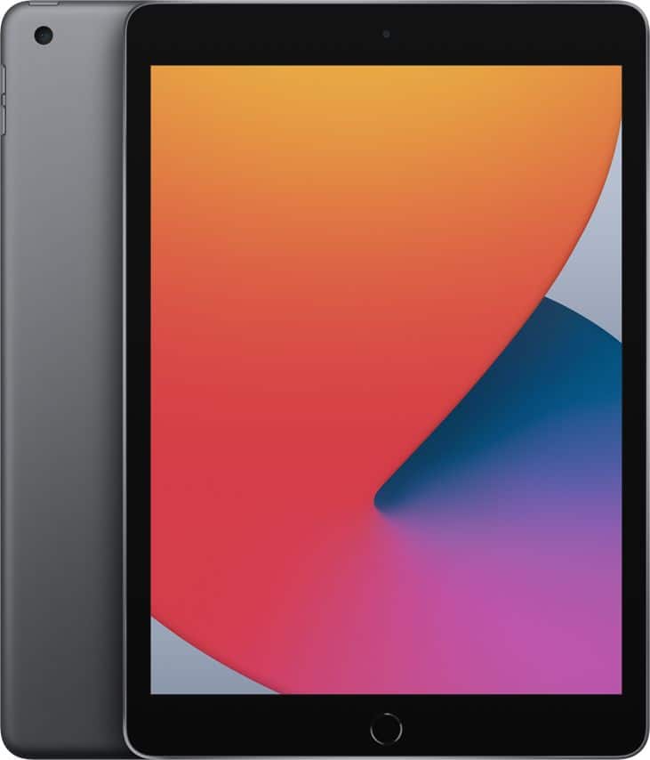 Apple - Geek Squad Certified Refurbished 10.2-Inch iPad with Wi-Fi - 32GB - Space Gray