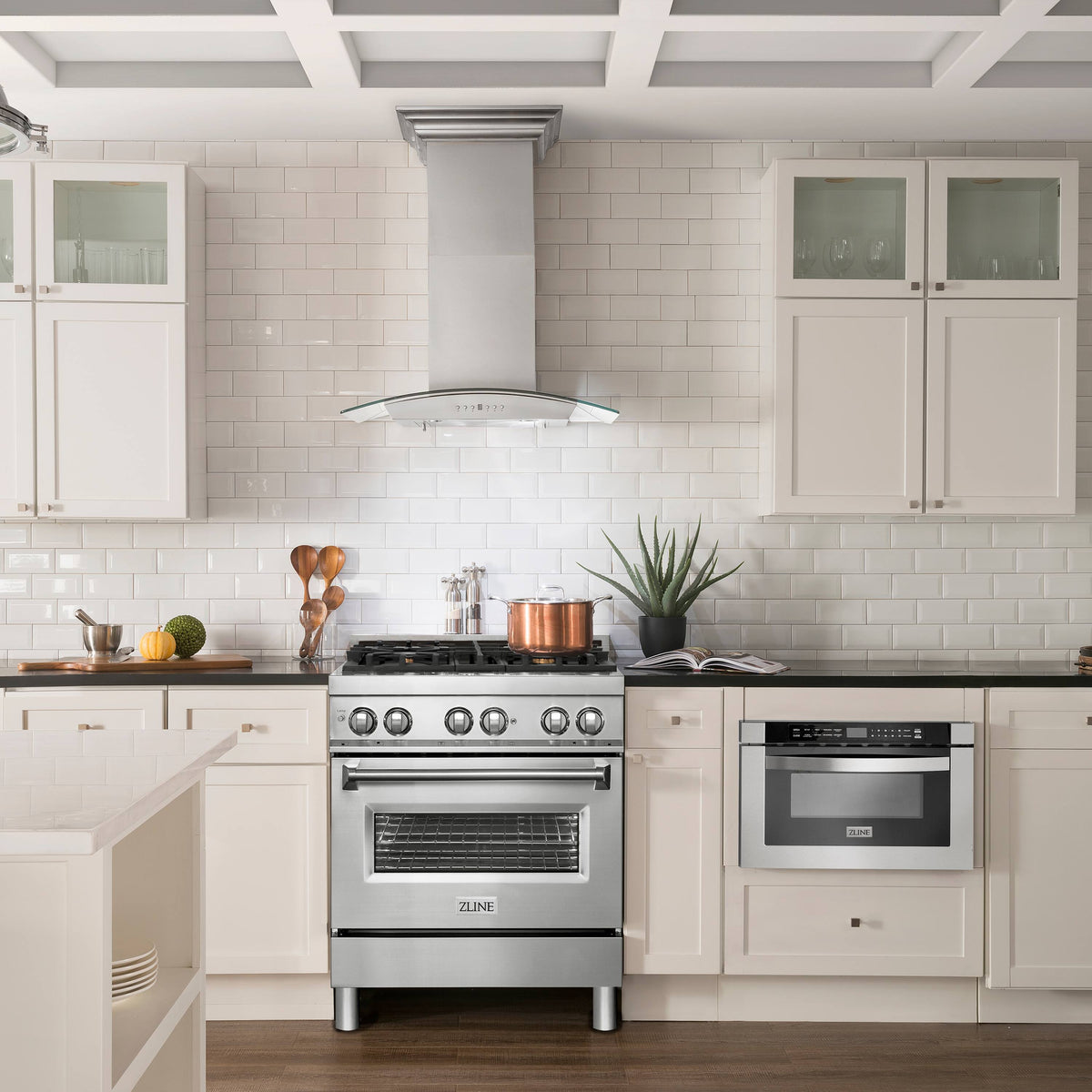 ZLINE - 30 in. Wide 4 Burner Legacy Dual Fuel Range w/ Gas Cooktop & Electric Oven (RA-BR-30) - Stainless Steel