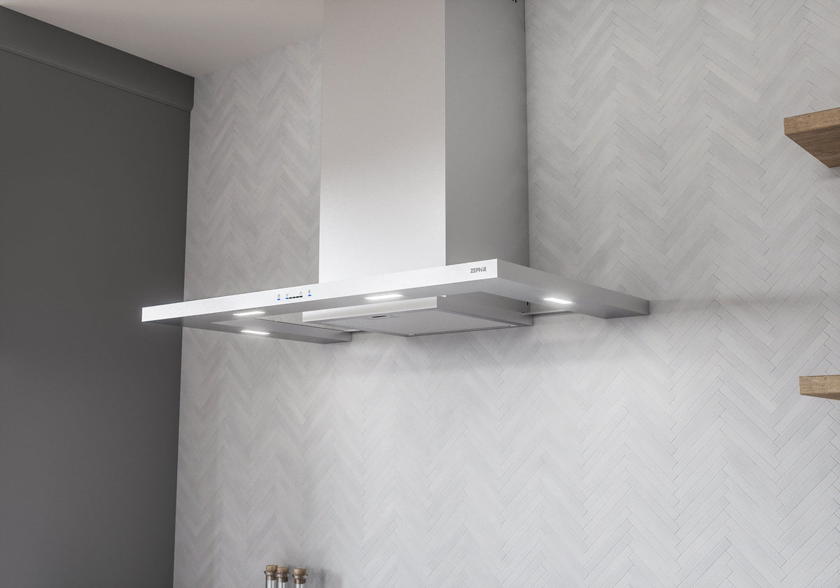 Zephyr - 36 inches - Convertible - Wall Range Hood - Stainless Steel