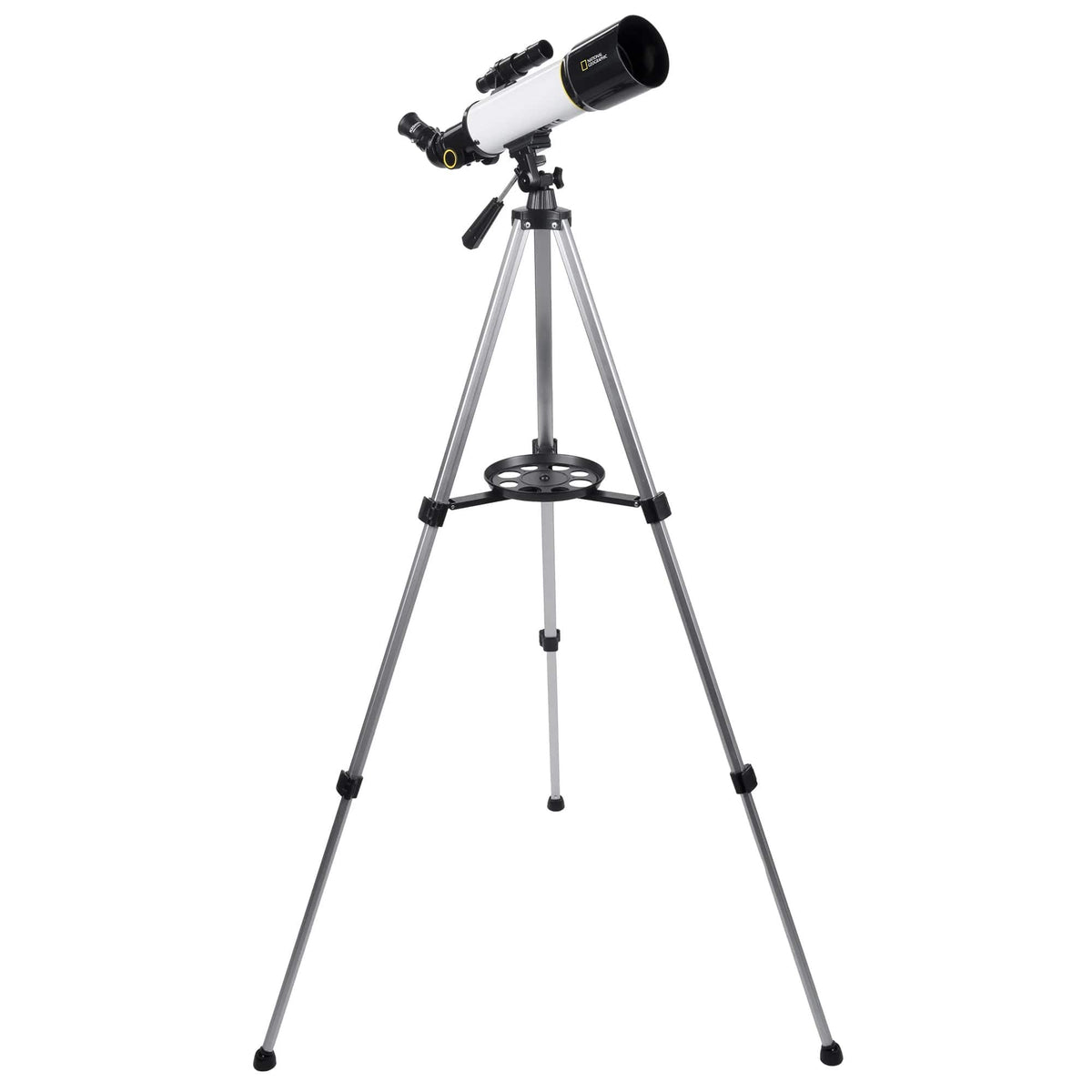 National Geographic - SKY VIEW 70 70mm Refractor Telescope with Panhandle Mount - White