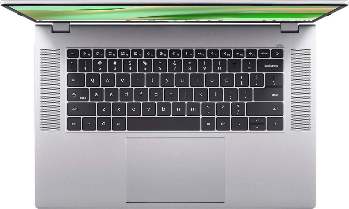 Acer - Chromebook 315 – 15.6" FHD Laptop with Google AI - MediaTek Kompanio 540 – 4GB Memory – 64GB Storage – Wi-Fi 6E - Silver