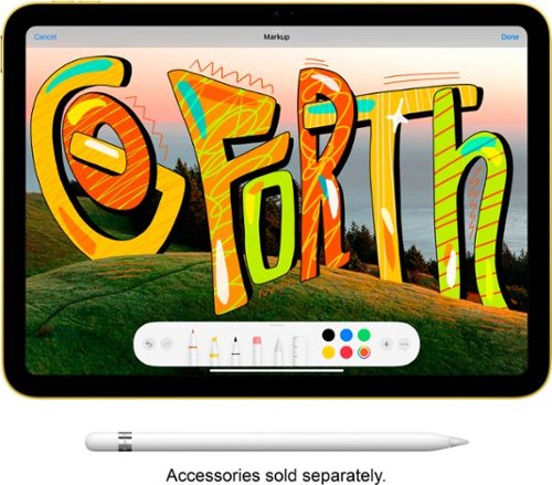 Apple - Geek Squad Certified Refurbished 10.9-Inch iPad with Wi-Fi - 64GB - Silver