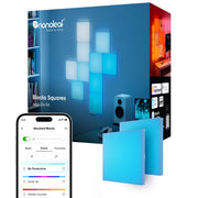 Nanoleaf - Blocks Squares Add-On - Smart LED Wall Light Panels (2pk) - Multicolor
