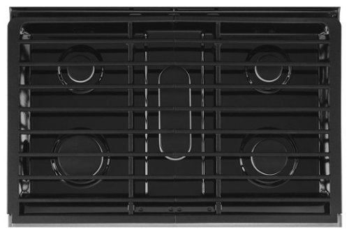 Whirlpool - 30 in. Wide 5 burners 6.0 cu. ft. Self-Cleaning Freestanding Double Oven Gas Convection Range - Stainless Steel