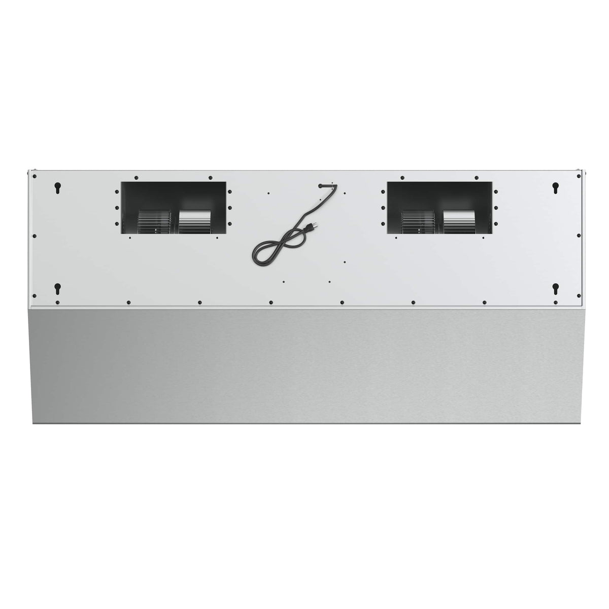 Forno Appliances - 48 inches - Externally Vented - Wall Range Hood - Silver