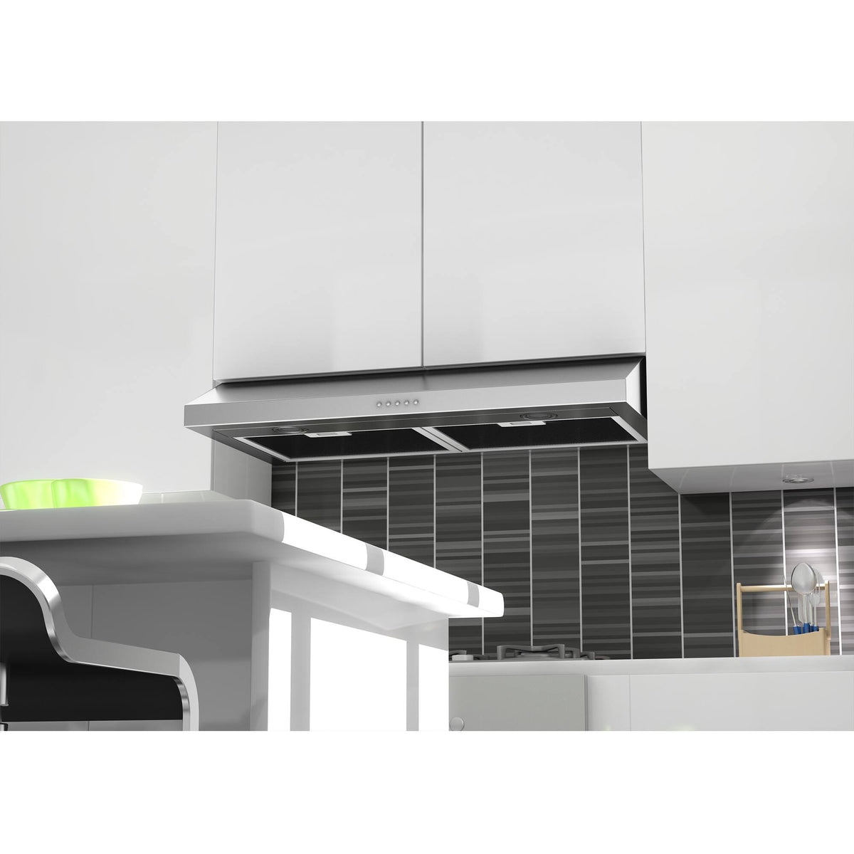 ZLINE - 30 inches - Externally Vented - Under cabinet Range Hood - Brushed Stainless Steel