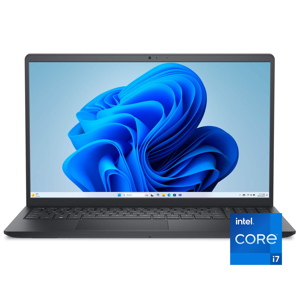 Dell - 15.6" FHD Touchscreen Laptop - Intel Core i7 1355U 2023 - 16GB Memory - 1TB Storage - Carbon Black