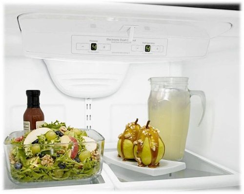 Amana - 33 in. Wide 22.1 cu. ft. Bottom-Freezer Refrigerator - Black