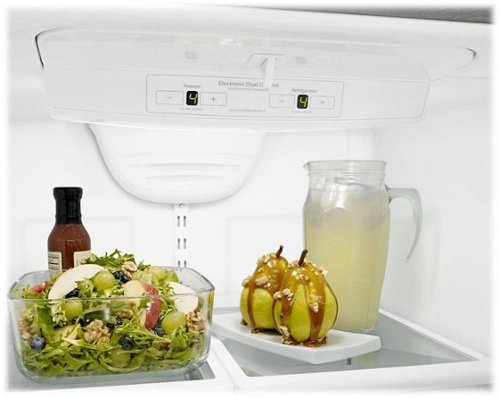 Amana - 30 in. Wide 18.5 cu. ft. Bottom-Freezer Refrigerator - Black