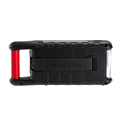 Midland - E+READY Emergency Crank Weather Alert Radio - Black/Red