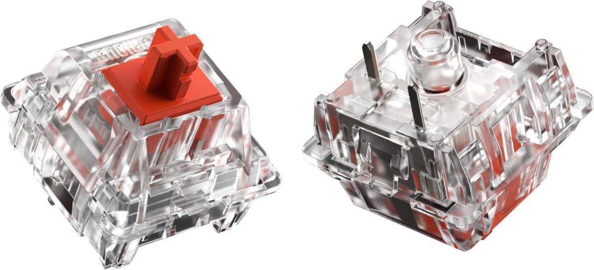 Glorious - Lubed Mechanical Keyboard 3-pin Hot Swappable Switches (110x) - Linear - Fox