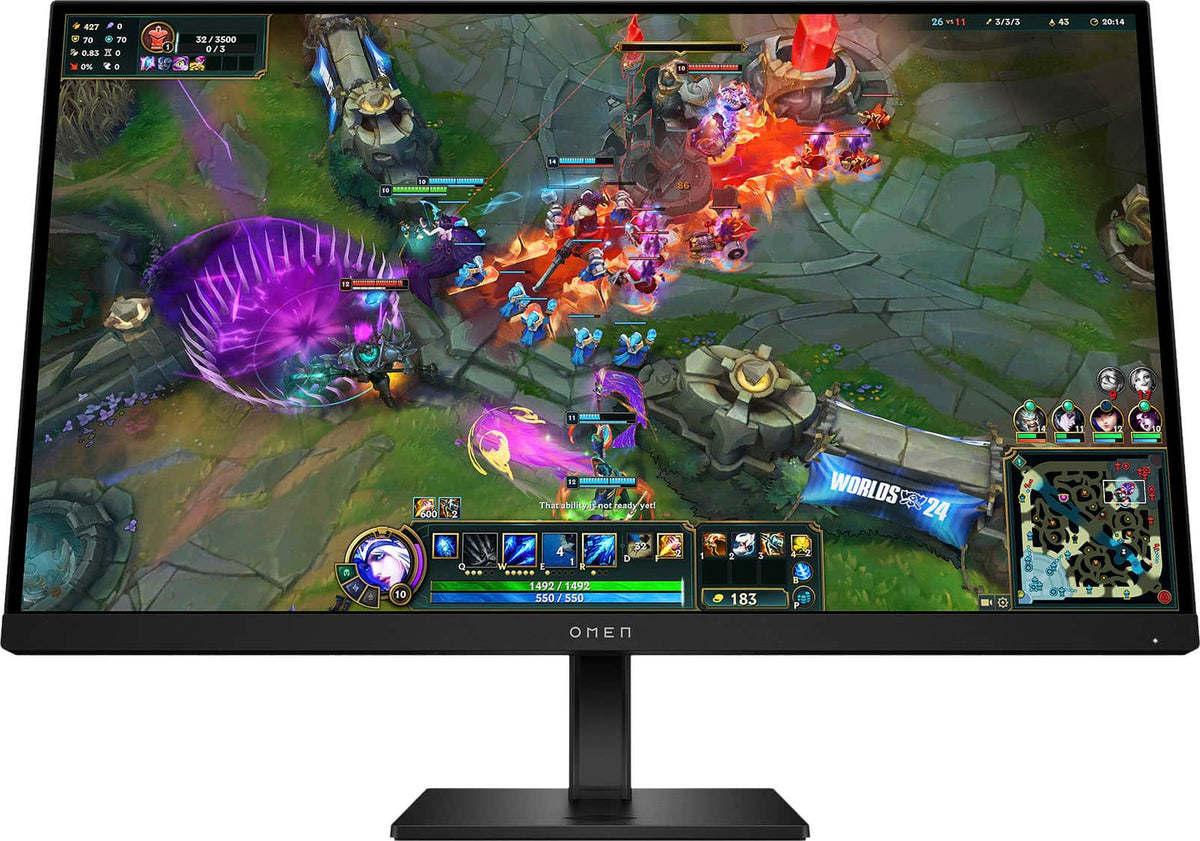 HP OMEN - 27" IPS QHD 280Hz FreeSync Premium and G-SYNC Compatible Gaming Monitor with Adjustable Height (DisplayPort, HDMI) - Black