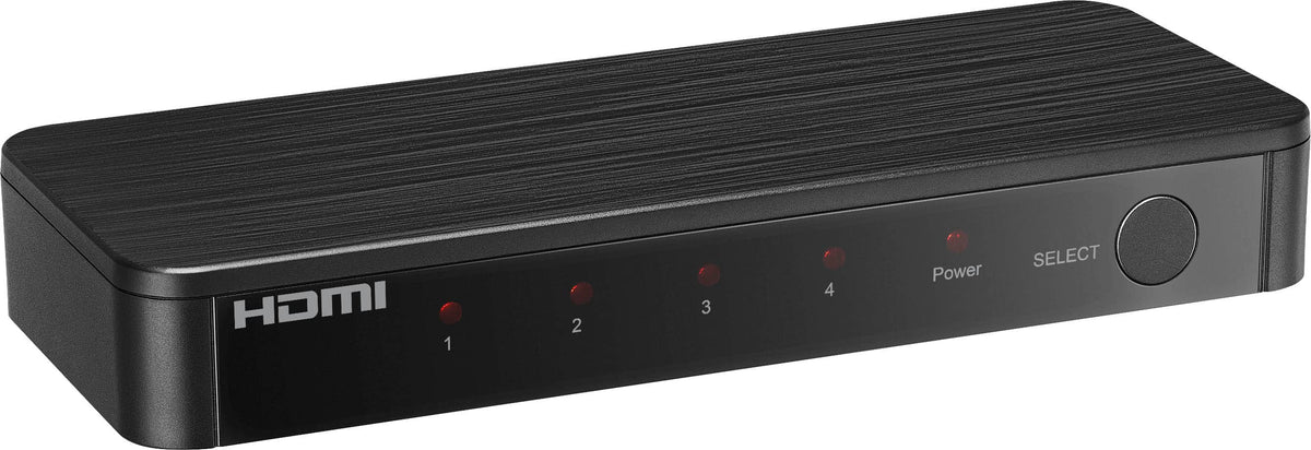 Rocketfish™ - 4-Input 8K Ultra High Speed HDMI 2.1 Switch - Black