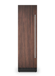 Viking - 24"W 12.1 cu. ft VEIL Integrated Upright Built-in Column Freezer-Custom Panel _LH - Custom Panel Ready