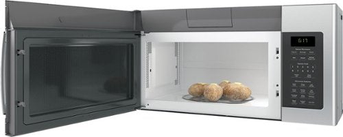 GE - 1.7 Cu. Ft. Over-the-Range Microwave with Sensor Cooking and Defrost - Stainless Steel