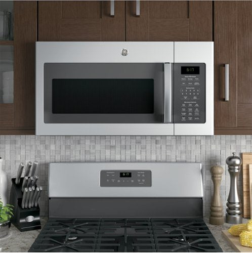 GE - 1.7 Cu. Ft. Over-the-Range Microwave with Sensor Cooking and Defrost - Stainless Steel
