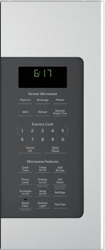GE - 1.7 Cu. Ft. Over-the-Range Microwave with Sensor Cooking and Defrost - Stainless Steel