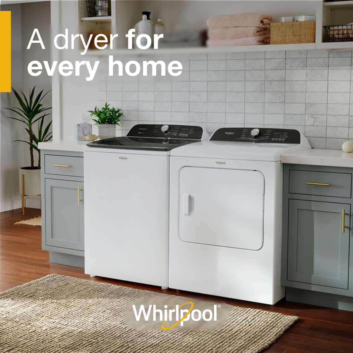 7.0 Cu. Ft. Whirlpool Gas Dryer with Moisture Sensor - White