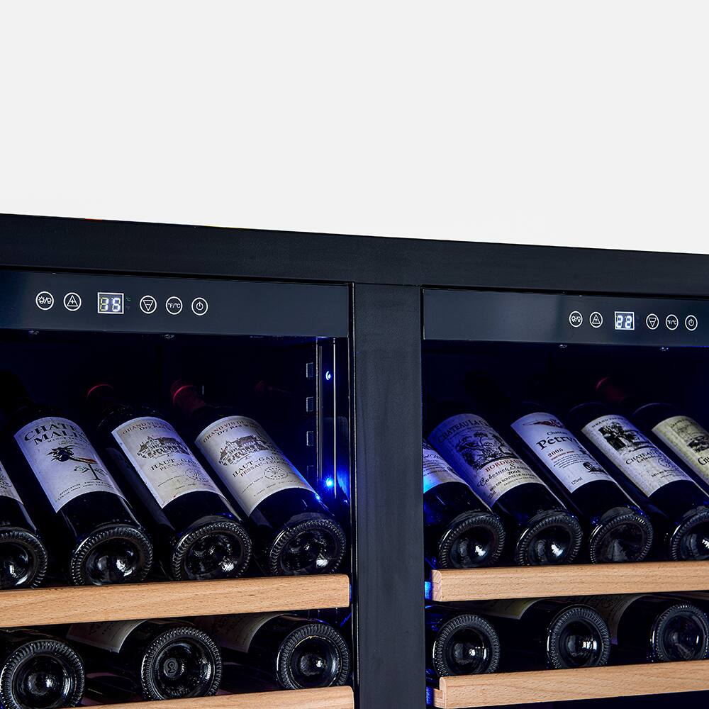 Forno Appliances - Vernazza 166-Bottle Dual Zone Wine Cellar - Stainless Steel