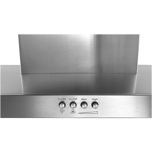Whirlpool - 36 inches - Convertible - Wall Range Hood - Stainless Steel