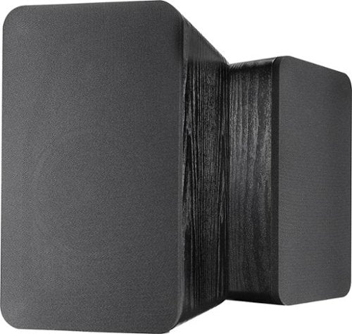 Insignia™ - 25w (per speaker, 50w total) Bluetooth Bookshelf Speakers - Black