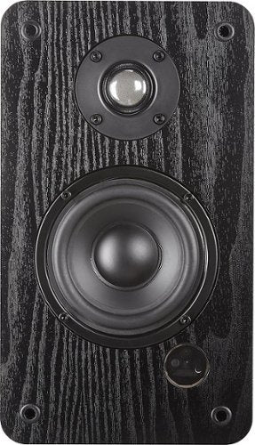 Insignia™ - 25w (per speaker, 50w total) Bluetooth Bookshelf Speakers - Black