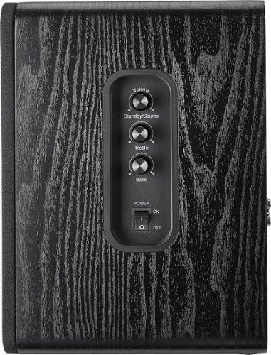 Insignia™ - 25w (per speaker, 50w total) Bluetooth Bookshelf Speakers - Black
