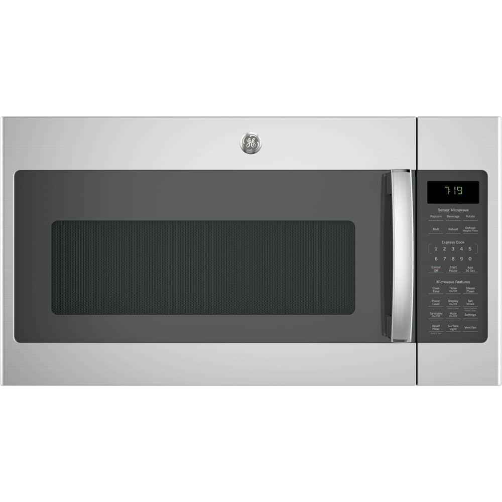 GE - 1.9 Cu. Ft. Over-the-Range Microwave with Sensor Cooking and Steam Cleaning - Stainless Steel