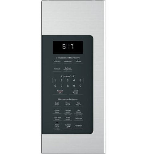 GE - 1.7 Cu. Ft. Over-the-Range Microwave with Convenience Cooking Controls - Stainless Steel