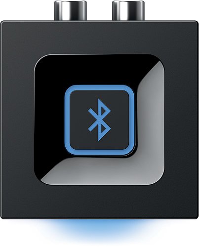 Logitech - Wireless Bluetooth Speaker Adapter - Black