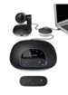 Logitech - GROUP Videoconferencing System for Mid to Large-sized Meeting Rooms - Black