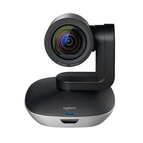 Logitech - GROUP Videoconferencing System for Mid to Large-sized Meeting Rooms - Black