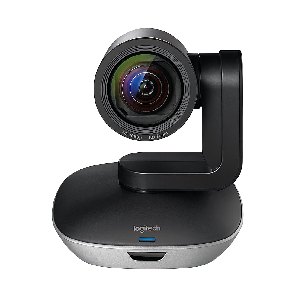 Logitech - GROUP Videoconferencing System for Mid to Large-sized Meeting Rooms - Black