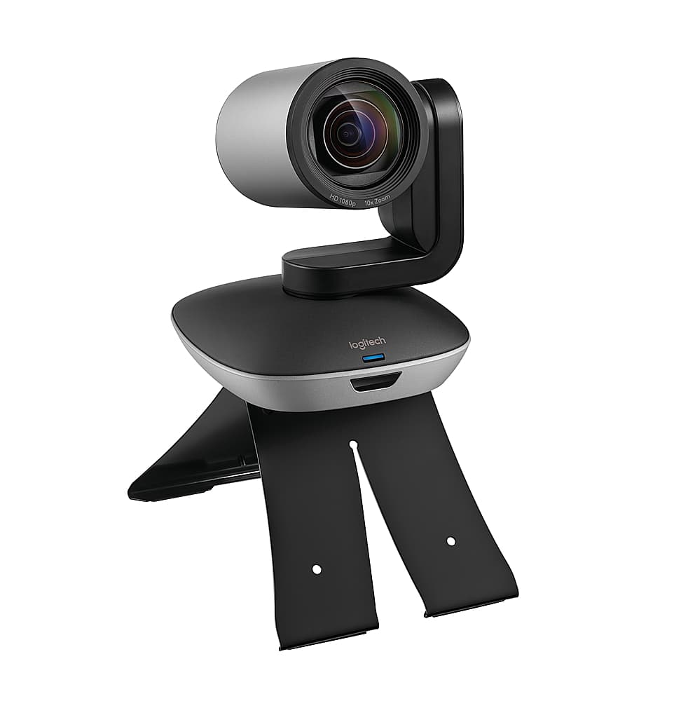 Logitech - GROUP Videoconferencing System for Mid to Large-sized Meeting Rooms - Black