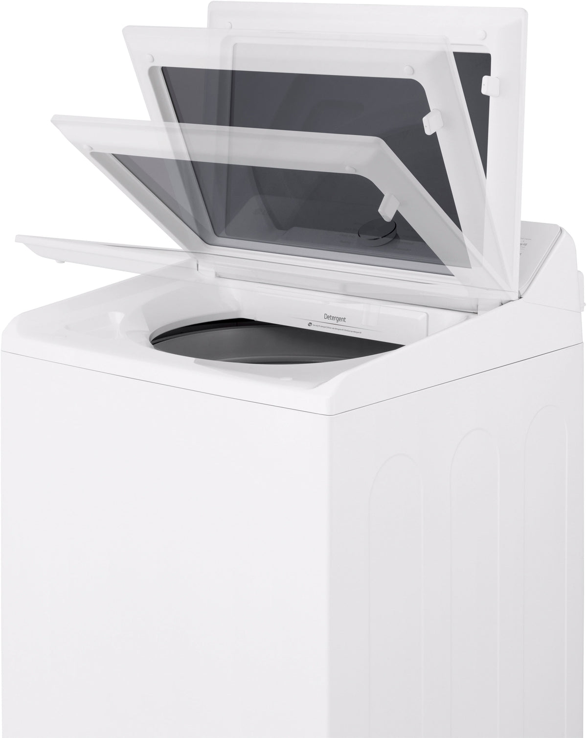 LG - 4.8 Cu. Ft. High-Efficiency Smart Top Load Washer with EasyUnload - Alpine White