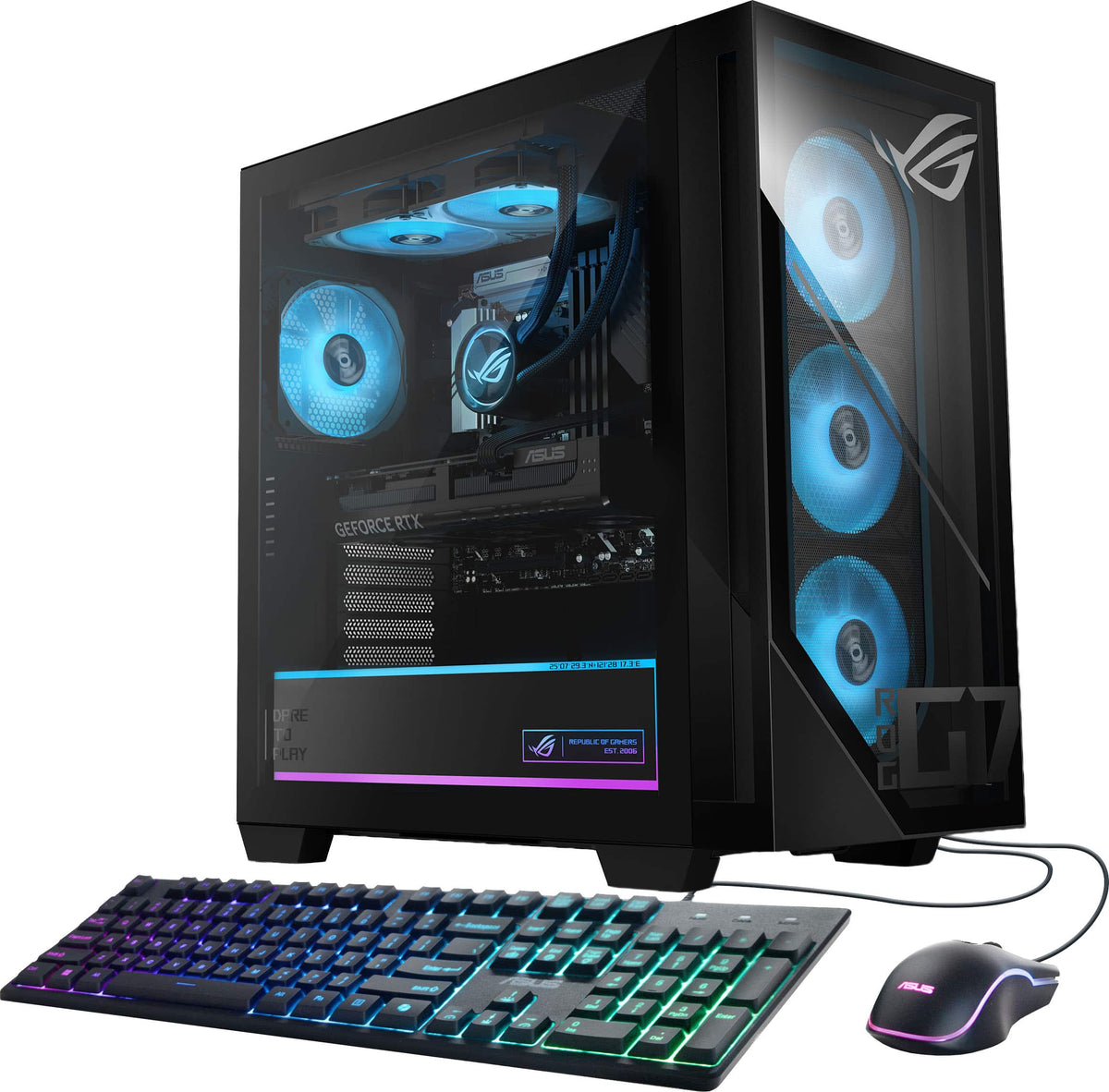 ASUS - ROG G700 Gaming Desktop - Intel Core Ultra 7 270K (2026) - 32GB Memory - NVIDIA GeForce RTX 5080 - 2TB Storage - Black