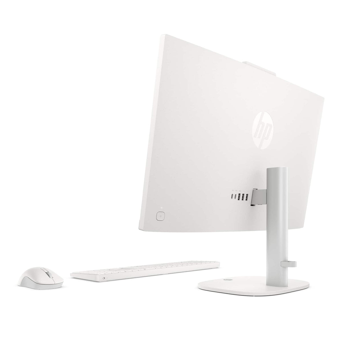 HP - OmniStudio 23.8" WLED Touchscreen All-in-One with Adjustable Height - Intel Core 3 304 (2026) - 8GB Memory - 512GB SSD - Cotton White