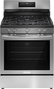 Frigidaire - 30" Rear Control Gas Range with Air Fry - Stainless Steel