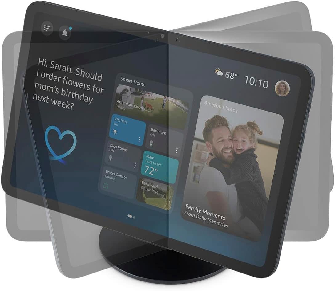 Amazon - Adjustable Stand-Designed for Echo Show 8 & 11 (2025 releases, sold separately) - Graphite