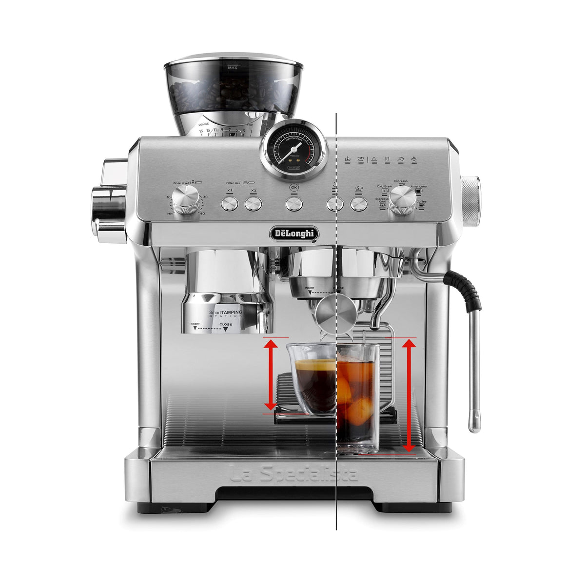 De'Longhi - La Specialista Opera Espresso Machine - Silver