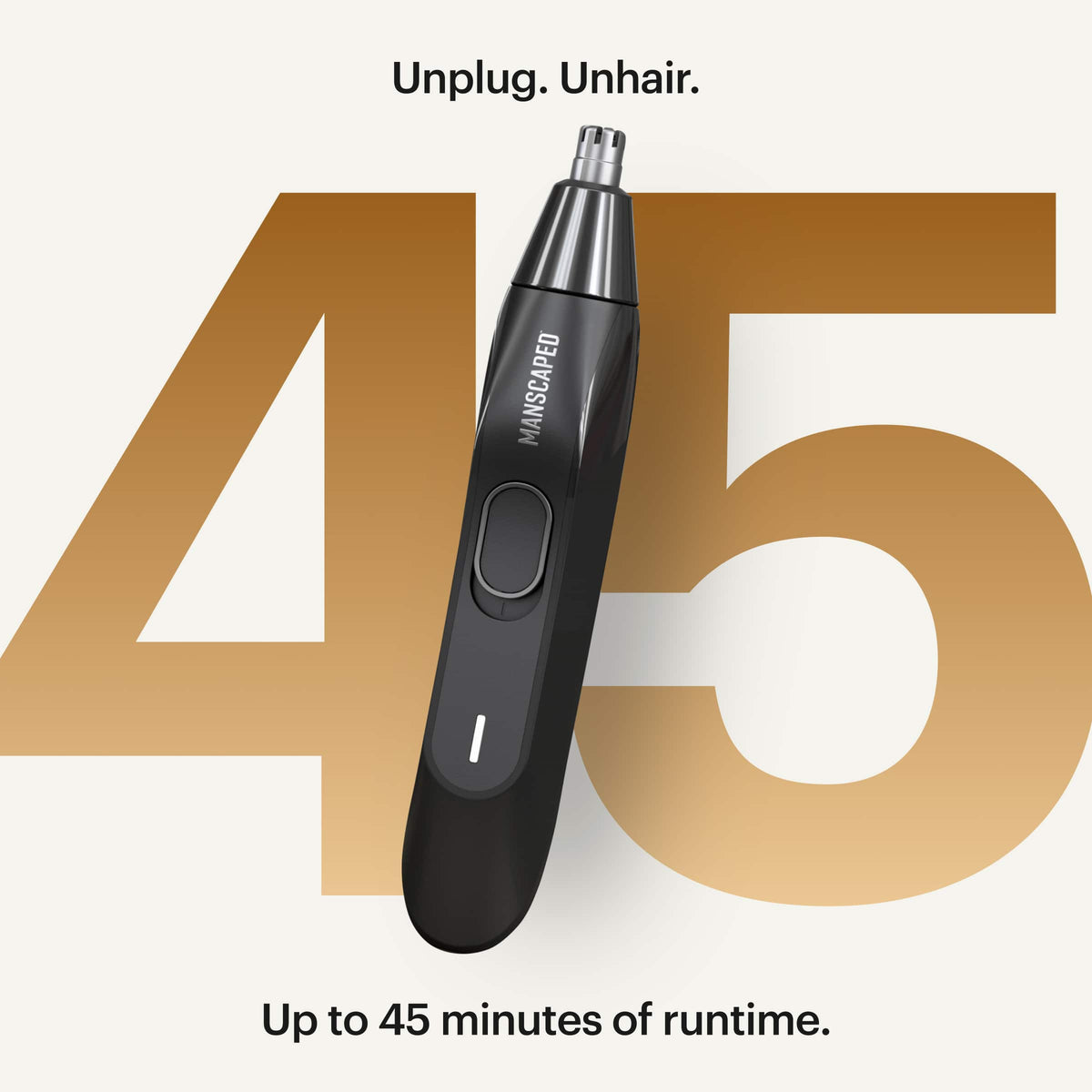 Manscaped - Weed Whacker 2.0 Nose Hair Trimmer - Black