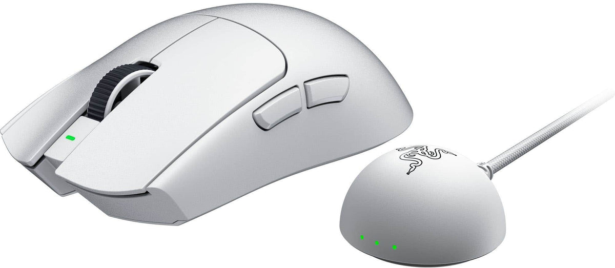 Razer - Viper V4 Pro Ultra Lightweight Optical Gaming Mouse with 180 Hour Battery Life - 8k Polling Rate - Wireless - White