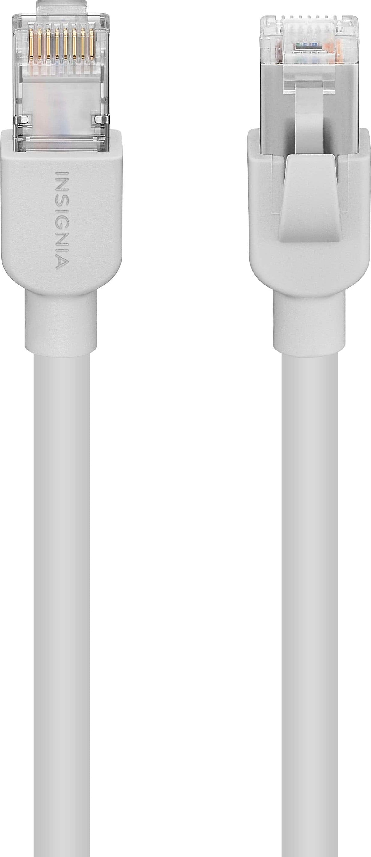Insignia™ - 100 ft. Cat 6A Ethernet Cable - Gray