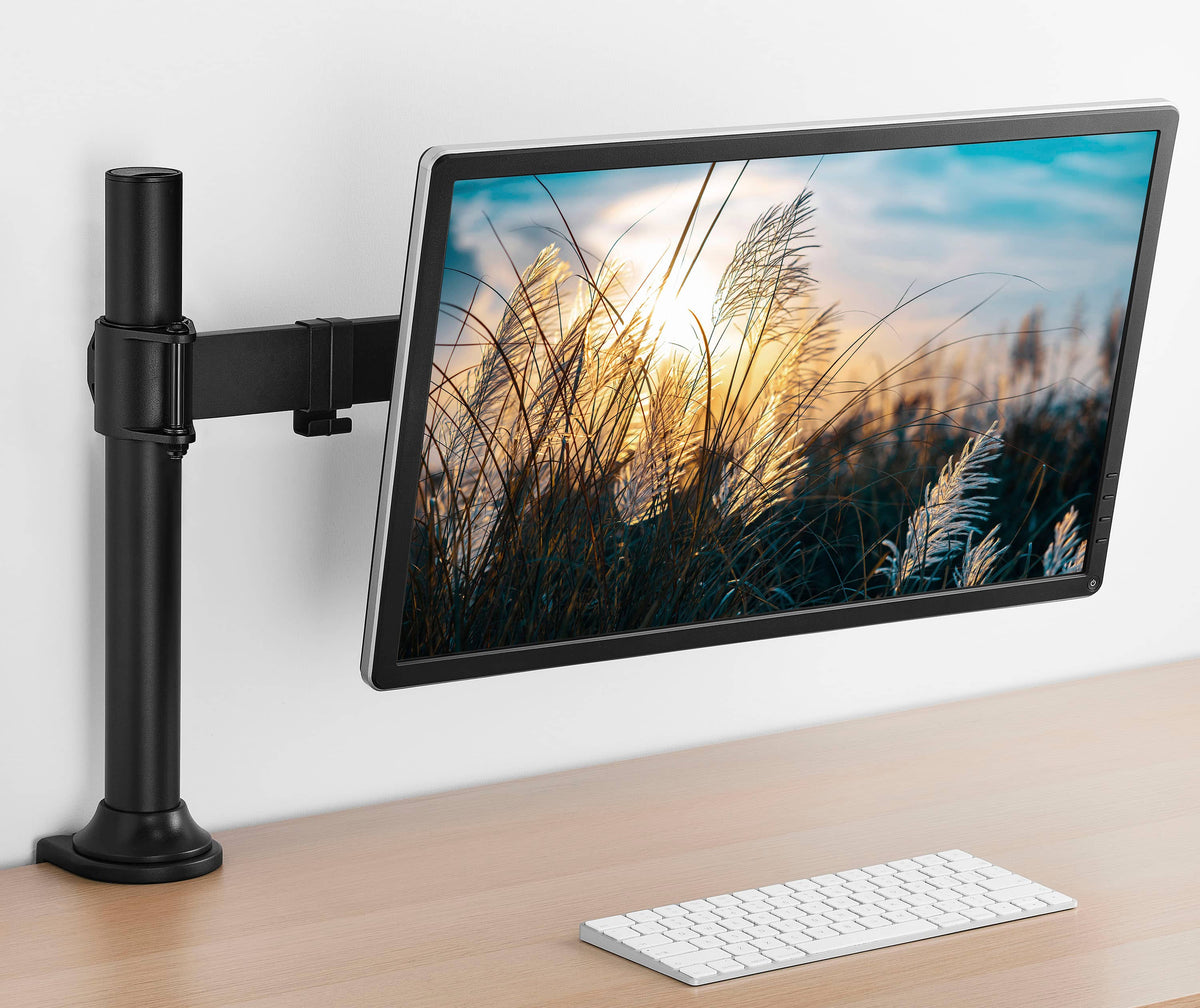 Insignia™ - Desktop Mount for Monitors up to 35” Wide - Black